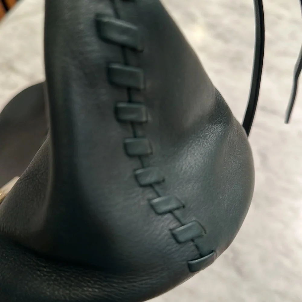 Kooba Limon Forest Green Leather Hobo Bag